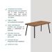Conjunto Sala de Jantar 6 Cadeiras Di Nettuno Carraro Nog Pre