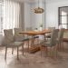 Conjunto Sala de Jantar 6 Cadeiras Meg Carraro Nogal