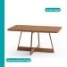 Conjunto Sala de Jantar 6 Cadeiras Meg Carraro Nogal