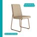 Conjunto Sala de Jantar 6 Cadeiras Parma Carraro Petra e Rosê