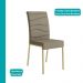 Conjunto Sala de Jantar 6 Cadeiras Roses Carraro Carvalho Dourado