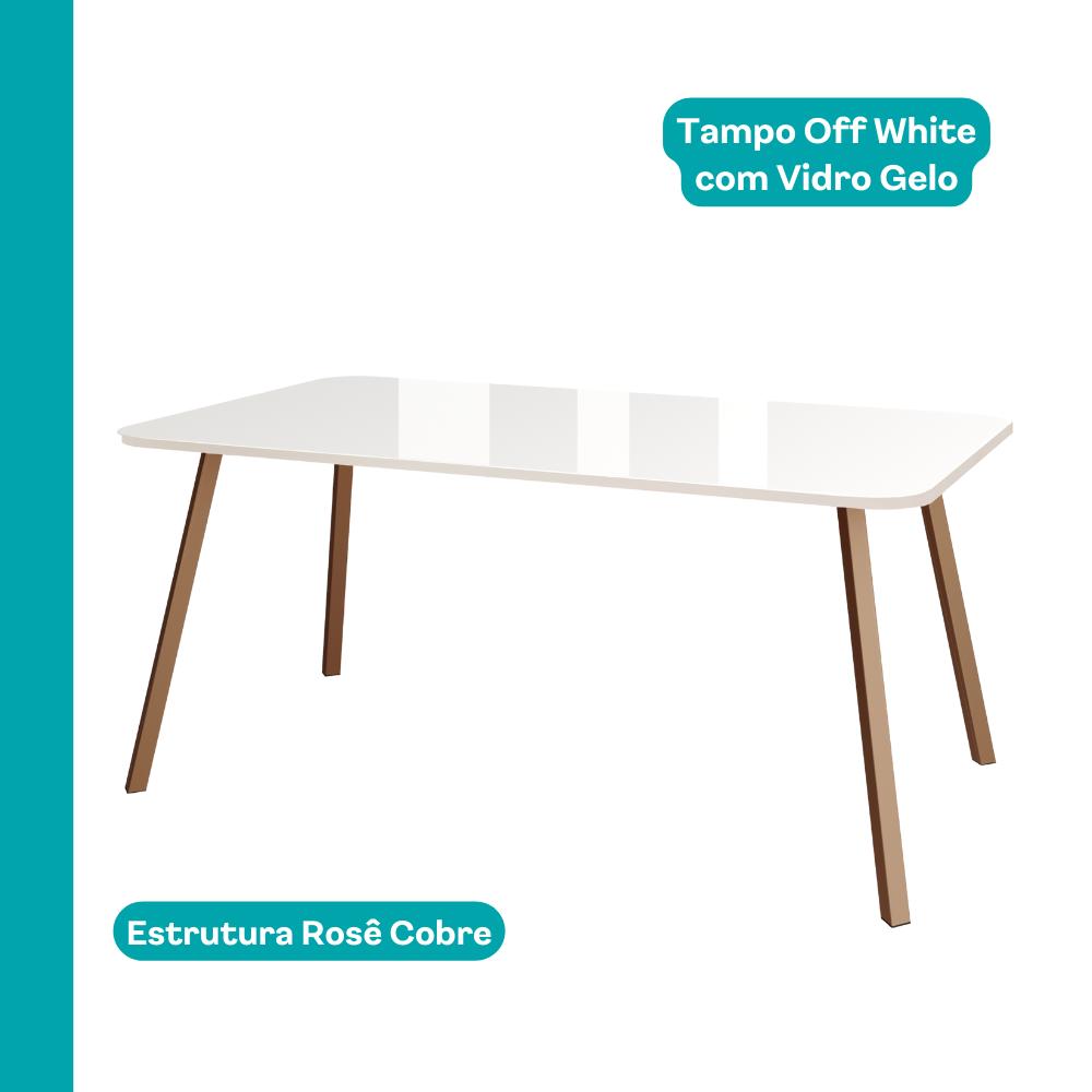 Conjunto Sala de Jantar 6 Cadeiras Sonare Carraro