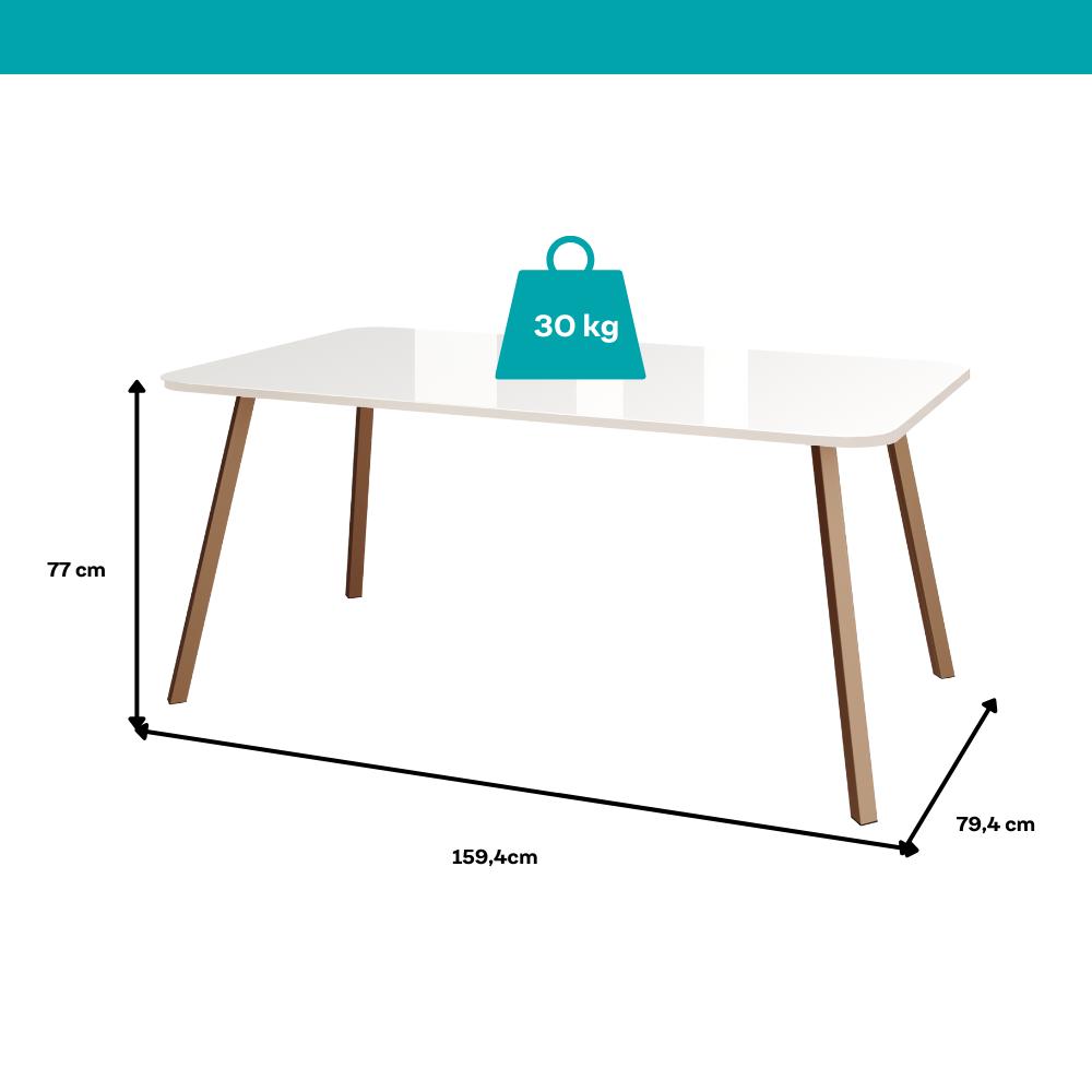 Conjunto Sala de Jantar 6 Cadeiras Sonare Carraro