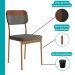 Conjunto Sala de Jantar 6 Cadeiras Sonare Carraro