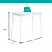 Conjunto Sala de Jantar Palermo Branco Mesa e 2 Banquetas Carraro