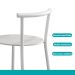 Conjunto Sala de Jantar Palermo Branco Mesa e 2 Banquetas Carraro