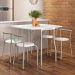 Conjunto Sala de Jantar Palermo com Mesa e 4 Cadeiras 2999 Carraro