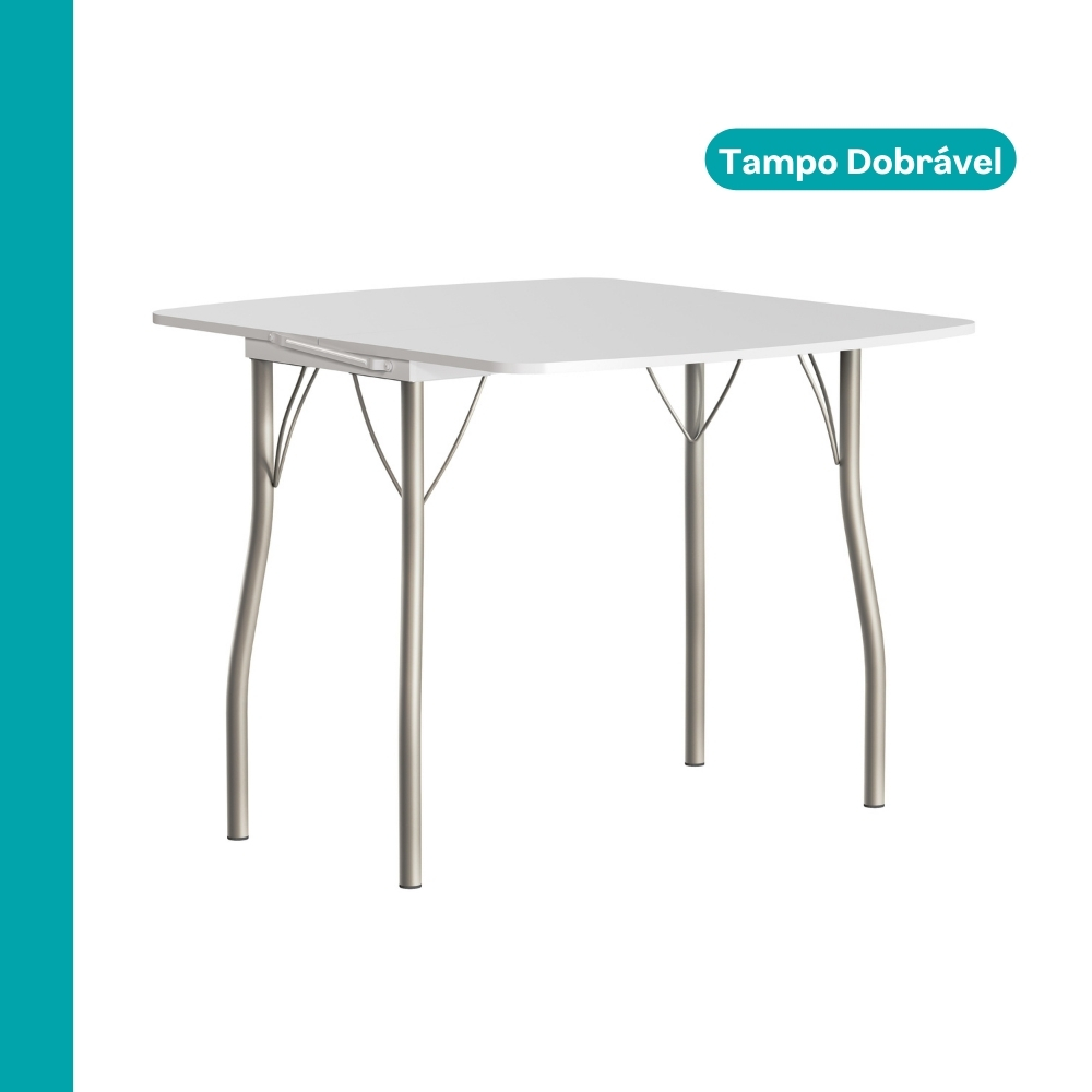 Conjunto Sala de Jantar Palermo com Mesa e 4 Cadeiras 2999 Carraro