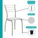 Conjunto Sala de Jantar Tallim com Mesa e 2 Cadeiras 2999 Carraro