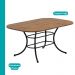 Conjunto Sala de Jantar com Mesa e 6 Cadeiras Fenix Carraro