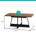 Conjunto de Sala de Jantar 6 Cadeiras Chloe Carraro Nogal Preto