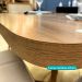 Conjunto de Sala de Jantar 6 Cadeiras Chloe Carraro Nogal Rosê