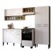 Cozinha Compacta Arizona Classic Carvalho com Branco Carraro