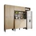 Cozinha Compacta Arizona Glam Carvalho Carraro - Carvalho