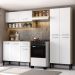 Cozinha Compacta Arizona Glam Carvalho com Branco Carraro