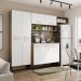 Cozinha Compacta Arizona Glam Carvalho com Branco Carraro