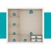Guarda Roupa Casal 3 Portas Doha 2 Gavetas Carraro Ripado Branco