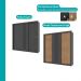 Guarda Roupa Casal 3 Portas Doha 2 Gavetas Carraro Ripado Preto Touch