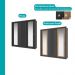 Guarda Roupa Casal 3 Portas Doha Duo Carraro Ripado Preto Touch