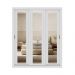 Guarda Roupa Casal 3 Portas Doha Prime 2 Gavetas Carraro Ripado Branco