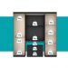Guarda Roupa Casal 6 Portas 2 Gavetas Porto Preto