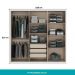 Guarda Roupa Casal 6 Portas Belmont Carraro Branco