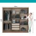 Guarda Roupa Casal 6 Portas Belmont Carraro Freijó/Titânio