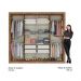 Guarda Roupa Casal 8 Portas 4 Gavetas Espelho Native Carraro
