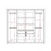 Guarda Roupa Casal 8 Portas 4 Gavetas Espelho Native Carraro