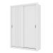 Guarda Roupa Solteiro 2 Portas Darvi 2 Gavetas Carraro Ripado Branco