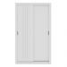 Guarda Roupa Solteiro 2 Portas Darvi 2 Gavetas Carraro Ripado Branco