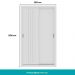 Guarda Roupa Solteiro 2 Portas Darvi Carraro Ripado Branco