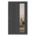 Guarda Roupa Solteiro 2 Portas Darvi Lux 2 Gavetas Carraro Ripado Preto Touch