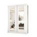 Guarda Roupa Solteiro 2 Portas Darvi Prime Carraro Ripado Branco
