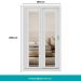 Guarda Roupa Solteiro 2 Portas Darvi Prime Carraro Ripado Branco