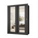 Guarda Roupa Solteiro 2 Portas Darvi Prime Carraro Ripado Preto Touch