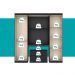 Guarda Roupa Solteiro 6 Portas 2 Gavetas Porto Carraro Preto