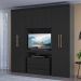 Guarda Roupa Solteiro 6 Portas 2 Gavetas Porto Carraro Preto