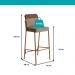 Kit 2 Banquetas Altas Duo Carraro Areia e Rosê