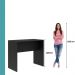 Mesa Bancada Ilha para Cozinha 2513 Preto