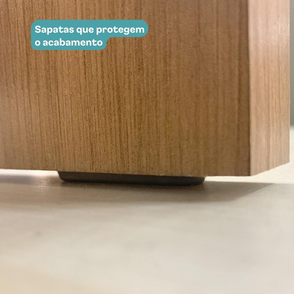 Mesa Bancada Ilha para Cozinha 2513 Preto