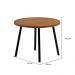 Mesa de Jantar 4 Lug Redonda 99cm Stellar Carraro Nog Pre