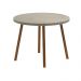 Mesa de Jantar 4 Lug Redonda 99cm Stellar Carraro Pet Ros