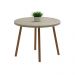 Mesa de Jantar 4 Lug Redonda 99cm Stellar Carraro Pet Ros