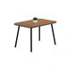 Mesa de Jantar 4 Lug Retangular 1,2m Stellar Carraro Nog Pre