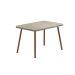 Mesa de Jantar 4 Lug Retangular 1,2m Stellar Carraro Pet Ros