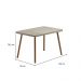 Mesa de Jantar 4 Lug Retangular 1,2m Stellar Carraro Pet Ros