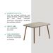 Mesa de Jantar 4 Lug Retangular 1,2m Stellar Carraro Pet Ros