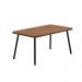 Mesa de Jantar 6 Lug Retangular 1,6m Stellar Carraro Nog Pre