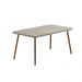Mesa de Jantar 6 Lug Retangular 1,6m Stellar Carraro Pet Ros